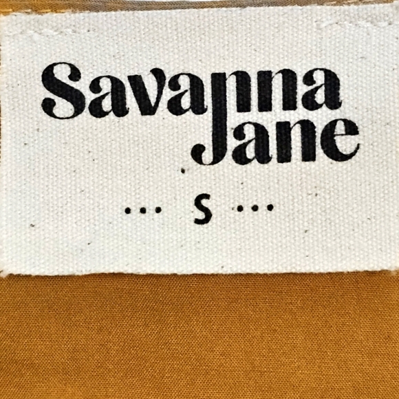 Savanna Jane Embroidered Floral‎ Rsyon Blouse Small Bold Boho Summer Yellow - Picture 2 of 7